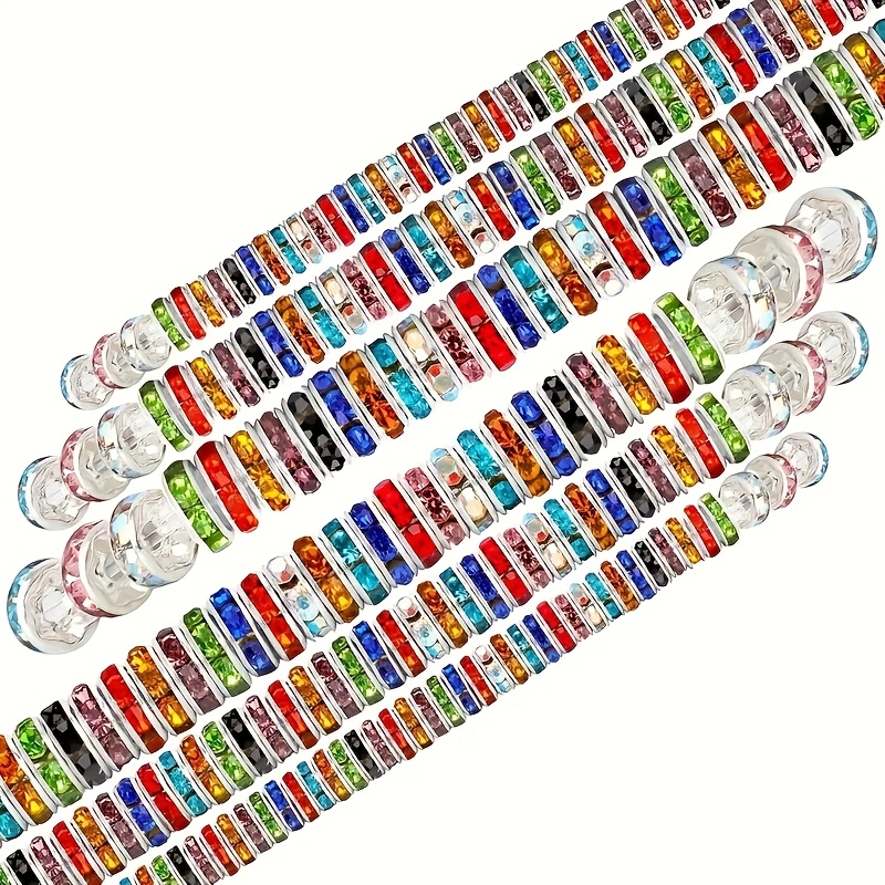 Multicolor Roundel Loose Rhinestones Beads for Jewelry Making